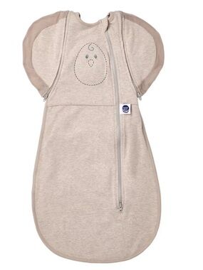 NESTED BEAN Zen One Convertible Swaddle Sand Colored Baby Sleep Sack